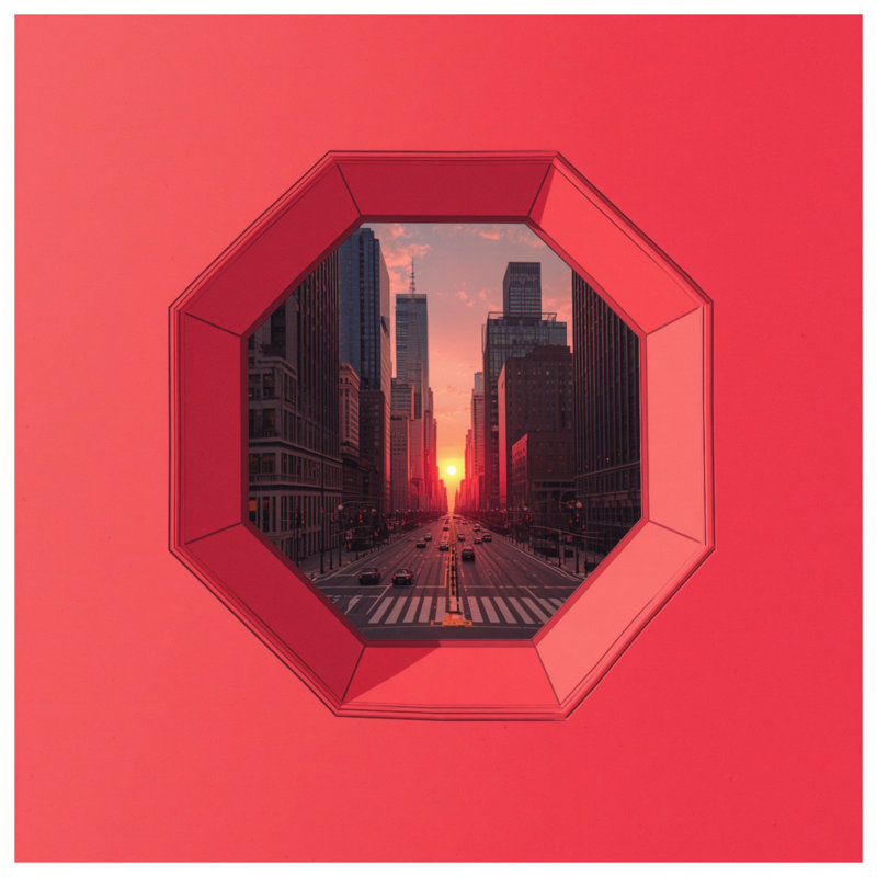 Rideaux de douche City Street Sunset, L 70 po x H 72 po