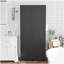 Grande armoire de rangement étroite avec 3 tablettes réglables, une porte et une conception compacte pour les petits espaces dans le salon, la cuisine, la buanderie et la chambre à coucher-250018913