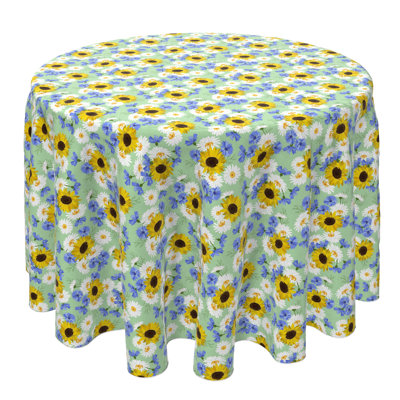 Gracevayle Round Floral Cotton Tablecloth