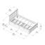 Lit plateforme simple en bois massif 2 tiroirs Boling-1684637393