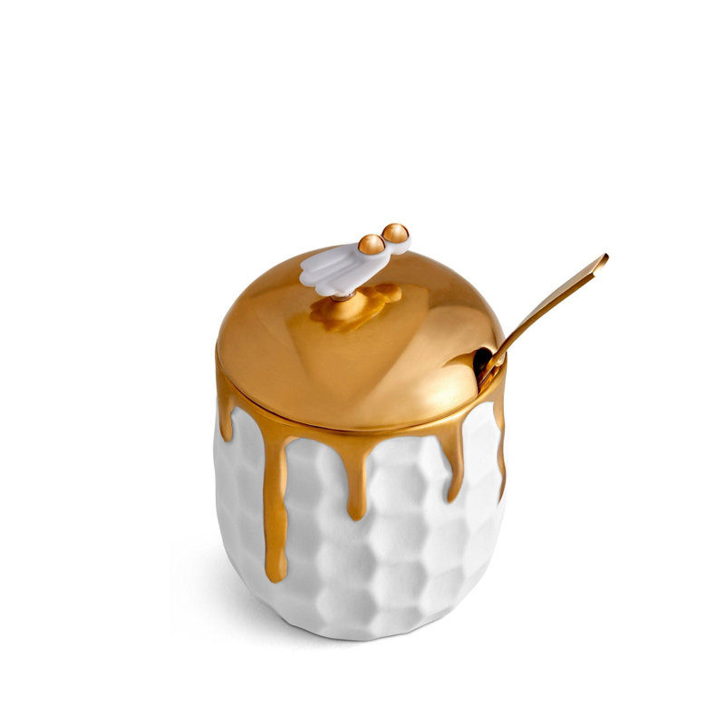 Beehive Porcelain China Jar
