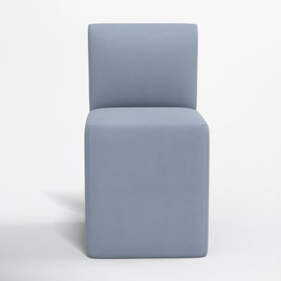 Mendy Upholstered Dining Chair with Casters