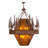 Derwent 8 - Light Dimmable Geometric Chandelier