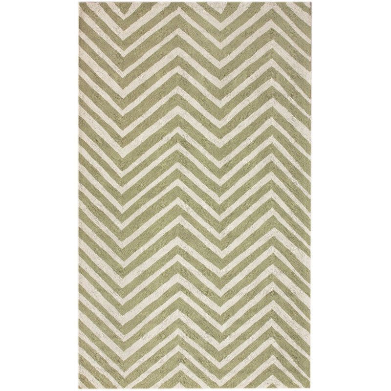 Wolfenbarger Wool Chevron Indoor Rug, Rectangle 3'6" x 5'6"