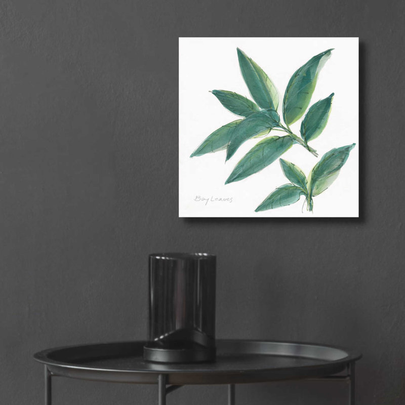 «Bay Leaf» par Chris Paschke, H 12 po x l 12 po x P 0,13 po