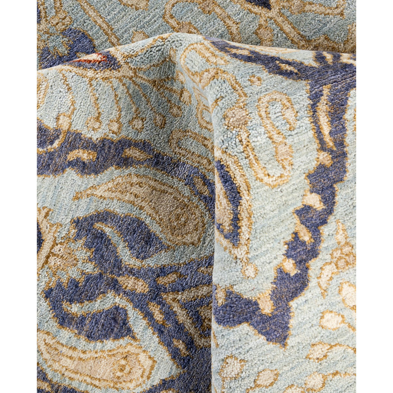 Overdyed One-of-a-Kind 8' 1" X 9' 10" Hand Knotted Area Rug