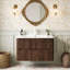 Meuble-lavabo mural simple 30 po avec comptoir en céramique-1167967308