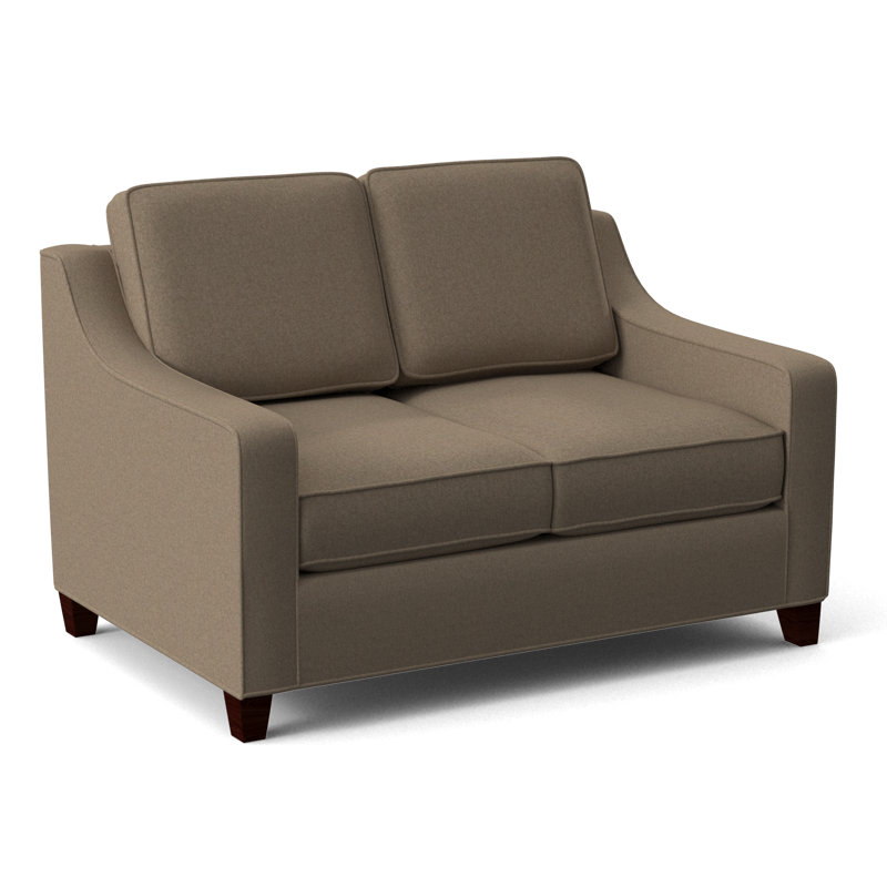 Clark 54" Square Arm Sofa Bed, Antic Pepper, Empire Mahogany