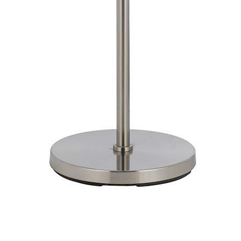 Voijin 59'' Traditional Floor Lamp, Silver, White