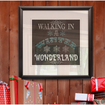 « wonderland type », reproduction encadrée