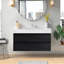 Ensemble de meuble-lavabo mural simple 42 po Babajide-318099530
