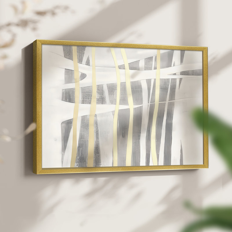 Série abstraite - Lxxvi - reproduction encadrée, H 8 po x l 10 po