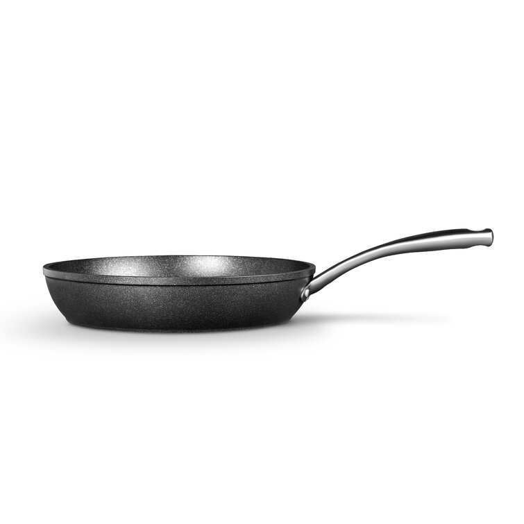 Meteore Non-Stick Deep Frypan with Flat Lid and Helper 30cm