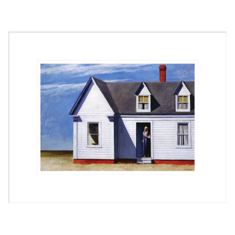 «High Noon» par Edward Hopper, impression giclée sur cadre, H 13,4 po x l 16,75 po