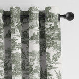 Au Village Toile Grommet Drapery Panels - Pair