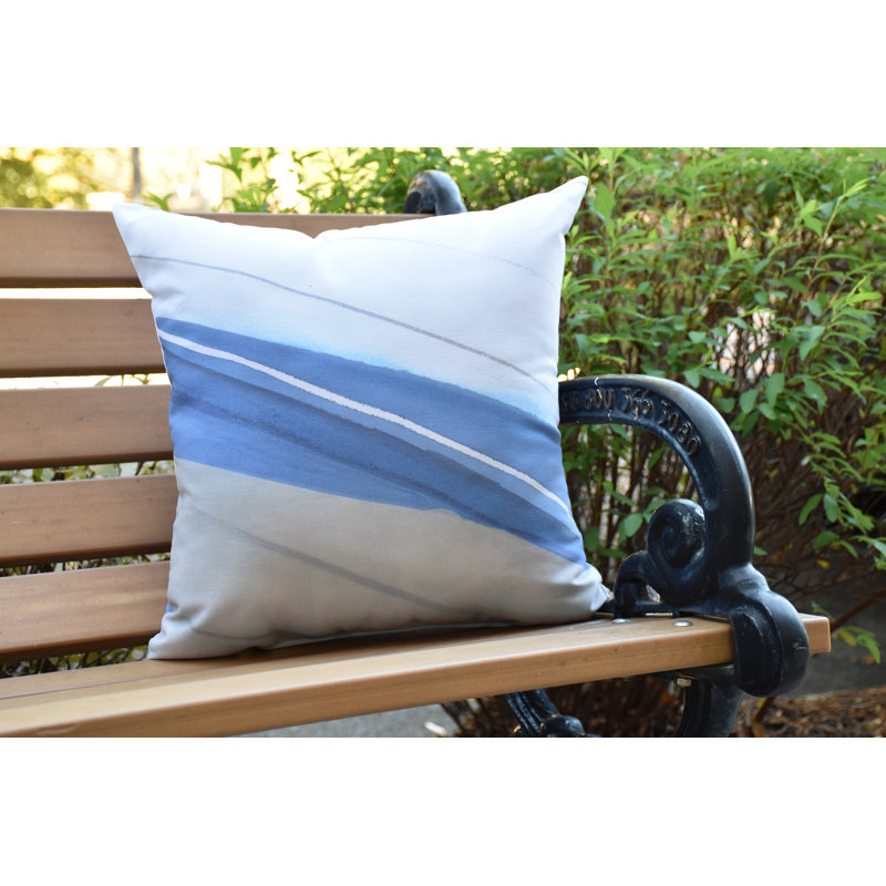 Housse et insert de coussin carré d'extérieur Nantucket, Taupe, 18 po x 18 po