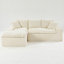 Versatile Convertible Twin - Seat Sofa With Right Chaise Lounge, Reclining For Premium Comfort And Adaptable To Various Living Spaces-1302738468