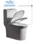 Toilette allongée une pièce à double chasse 4 GPF