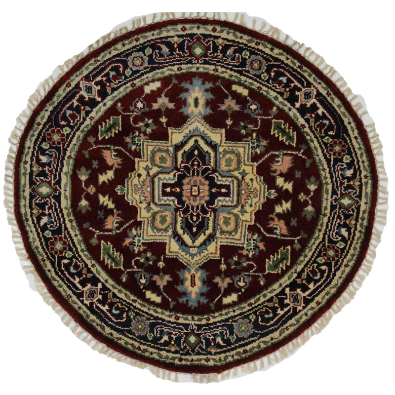 Kassiani Oriental Area Rug in Red