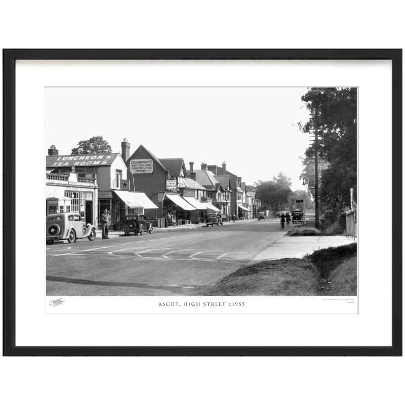 Ascot, High Street C1955 - Single Picture Frame Print, 40cm H X 50cm W x 2cm D