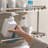 2 Piece Metal Floating Shelf with Hooks