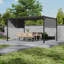 3.95m x 2.95m Steel Pergola-1949724331