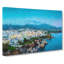 Skyline Of Nerja In Spain In Abstract - Wrapped Canvas-55339591