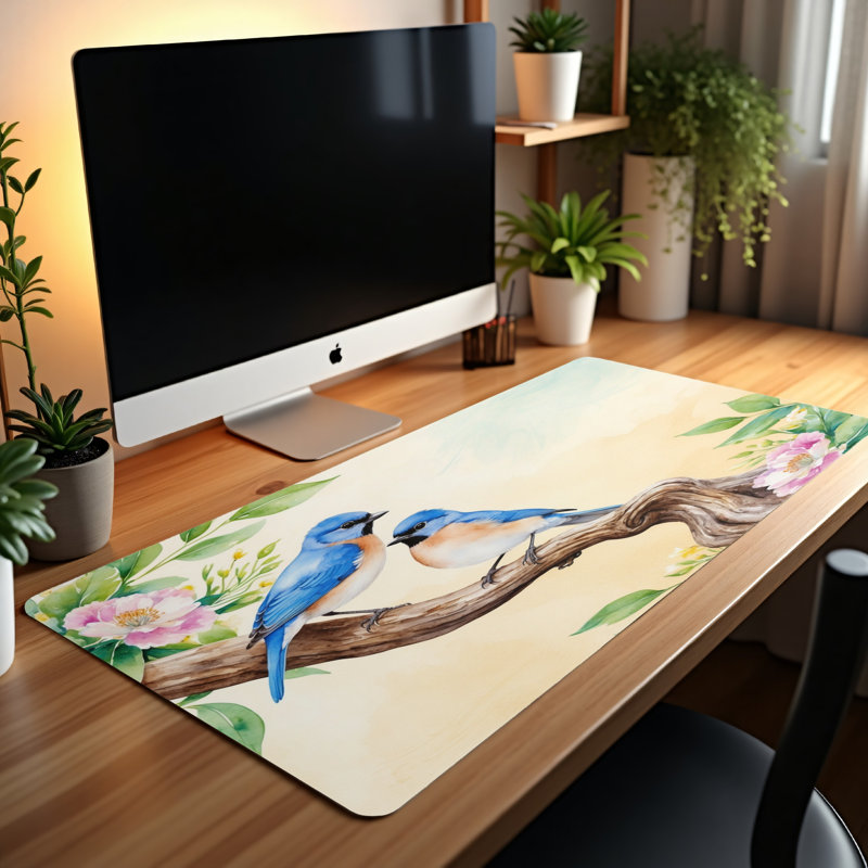 Polyester Desk Pad, 14.4x12.1