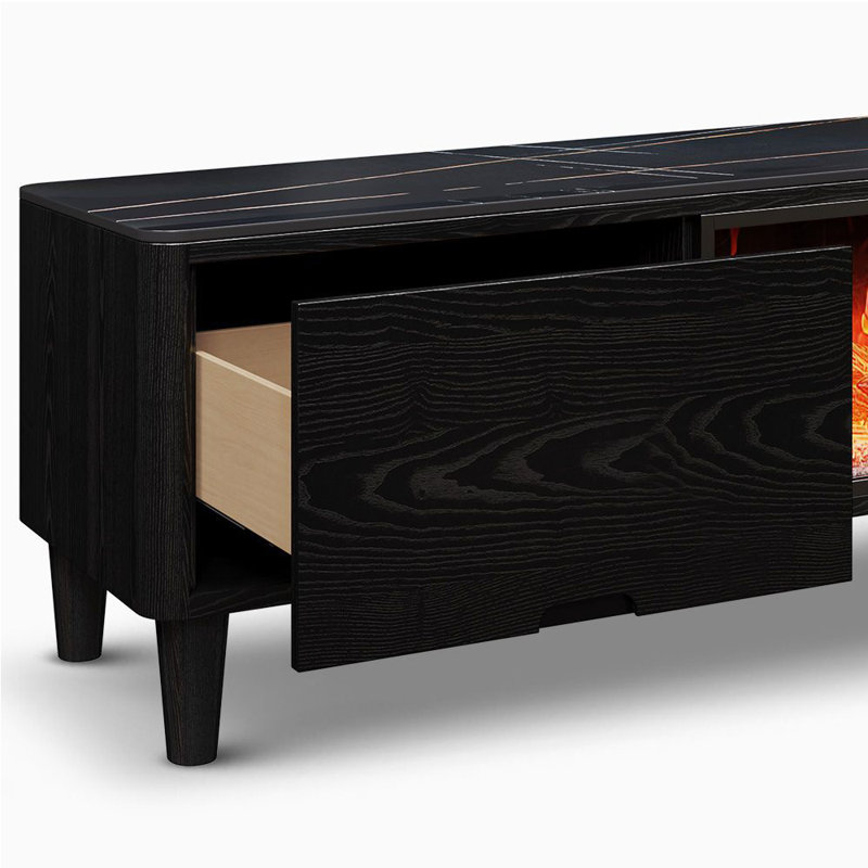 Electronic Fireplace Simulated Flame TV Stand