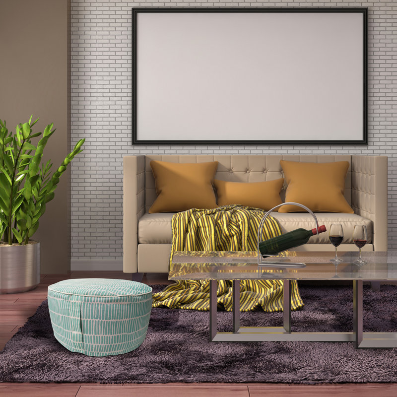 Repose-pieds d'extérieur avec coussin, Vert
