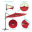 Destinnie 120'' Lighted Cantilever Umbrella-615049805