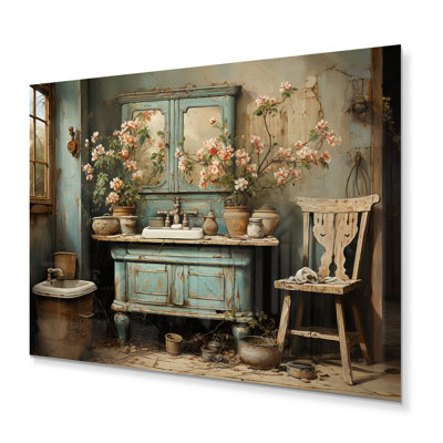 " Bathroom Toilet Vintage Charm I "