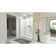 Visions 60" W x 30" D x 78" H Semi Frameless Rectangle Shower Kit with Fixed Panel and Base
