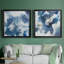 Blue Velveteen - ensemble de 2 reproductions d'art sur toile-1649644719-1649644718-1649644713