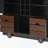 54" Farmhouse Kitchen Island With Drop Leaf, Power Outlet, Kitchen Storage Cart With 2 Doors, 2 Drawers, Rolling Kitchen Island On 4 Large Wheels With Spice Rack For Kitchen, Dining Room, Black-1734302634