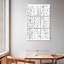 Avery Minimal Dots Lines - noir et blanc-108555296