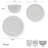 Pfaltzgraff Sonya 24-Piece Porcelain Dinnerware Set, Service For 8