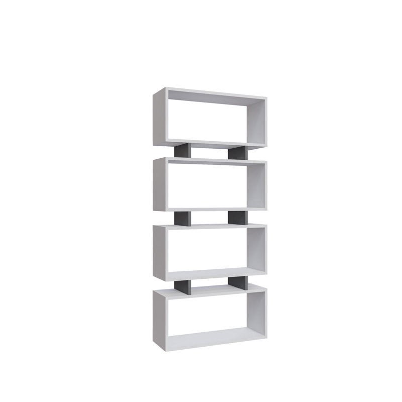Bibliothèque, Blanc; anthracite