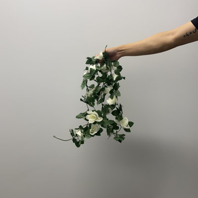 84'' in. Faux Rose Garland