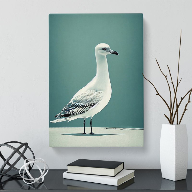 Seagull Portrait Vol.2 - Wrapped Canvas, 50cm H x 35cm W x 3cm D
