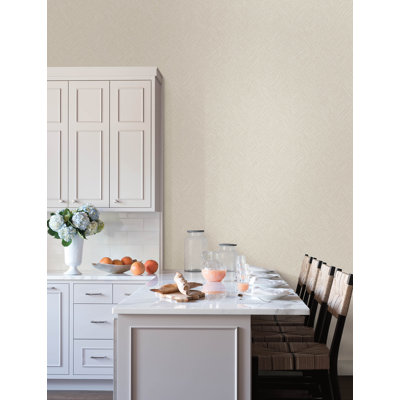 Hollis Beige Textured Diamond Wallpaper