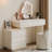 Makeup Vanity with Light mirror,5 drawers,1 chair