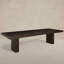 Highland Oak Rectangle Legged Extension Dining Table -  78 In. W X 30 In. H-2140290738