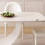 Table rectangulaire crème blanc crème-108999988