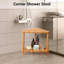 2-Tier Waterproof Shower Foot Rest For Shaving Legs, Shower Seat For Inside Small Shower Spaces