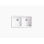 IronTones Kohler 33" L x 18.75" W Drop-in Smart Divide Double-Equal Kitchen Sink