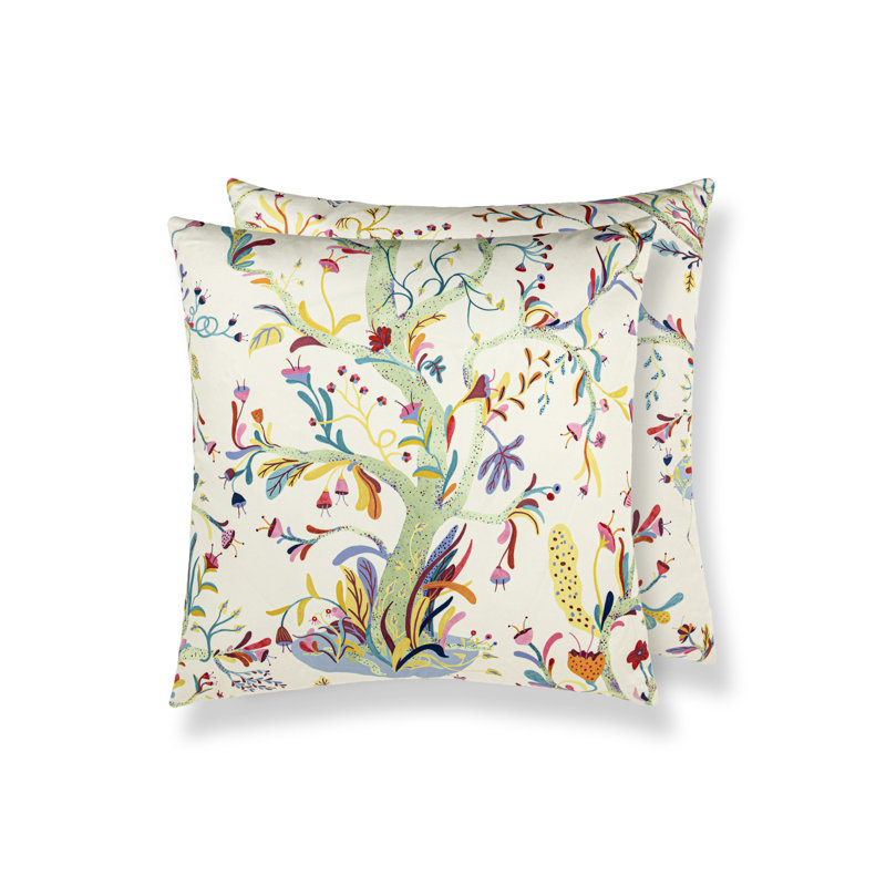 Square Pillow Cover & Insert, Aqua