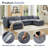 31.5“ Heffernan Ottoman Modular Sectional Sofa-110585216