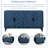 4 Door Wooden Cabinet With Adjustable Interior For Custom Storage Solid Wood + In Antique Navy Blue-1725647659