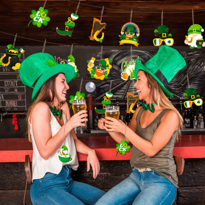 Ornements de la Saint-Patrick, 36 pièces décorations d'arbre de la Saint-Patrick